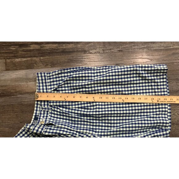Polo Ralph Lauren Tyler Short Mens 33 Blue Checked Casual Chino Shorts - Picture 6 of 7